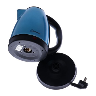 Чайник электрический HOMESTAR HS-1010, металл, 1.8 л, 1500 Вт, синий