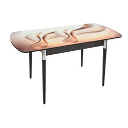 Стол раздвижной «Вальс», 1100 (1500) × 700 × 750 мм, рисунок R-077, цвет венге