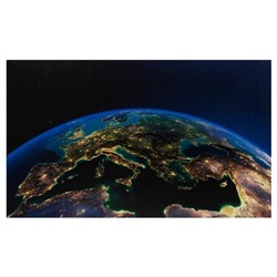 Картина-холст на подрамнике "Планета Земля" 60х100 см