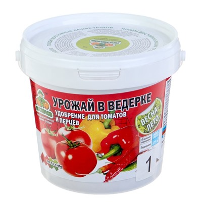 Удобрение для томатов и перцев "Поспелов" "Урожай в ведерке", 1 кг