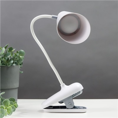 Настольная лампа 16815/1 LED 5Вт USB белый 12х6х42 см
