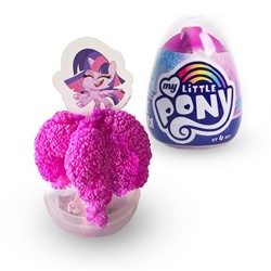 Яйцо-сюрприз "Вырасти кристалл", набор для опытов, My little pony