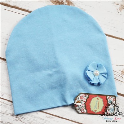 Текстильная шапка "Мини цветок"