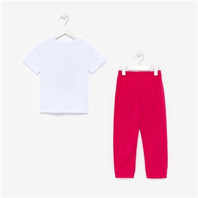 Комплект для девочки (футболка, брюки) «Единорог», Минни Маус, рост 98-104 (30)