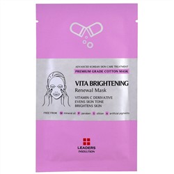 Leaders, Vita  Brightening Renewal Mask, 1 Sheet, 25 ml