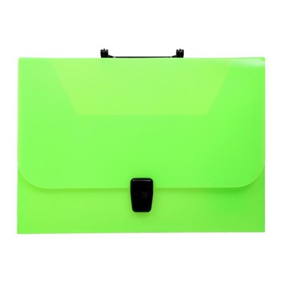 Папка-портфель А4 1отд ErichKrause Diagonal Neon, A4, зеленый 50445