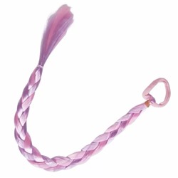 Резинка Коса для волос 40 см цвет сиреневый и светло-розовый