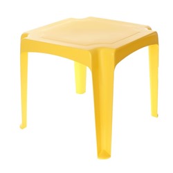Детский стол, цвет желтый
