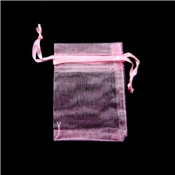 MS011-10 Маленький мешочек из органзы 5х7см, цвет розовый