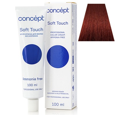 Крем-краска для волос без аммиака 6.4 блондин средний медный Soft Touch Concept 100 мл
