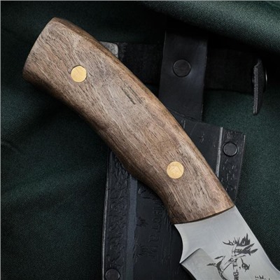 Нож разделочный Мустанг нержавеющая сталь 65х13, 17,5х1,5 см, длина клинка 15 см