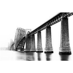 3D Фотообои «Железнодорожный мост»