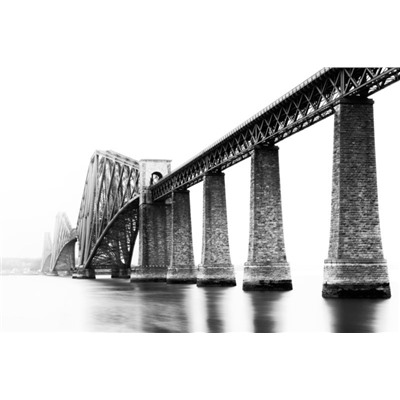 3D Фотообои «Железнодорожный мост»