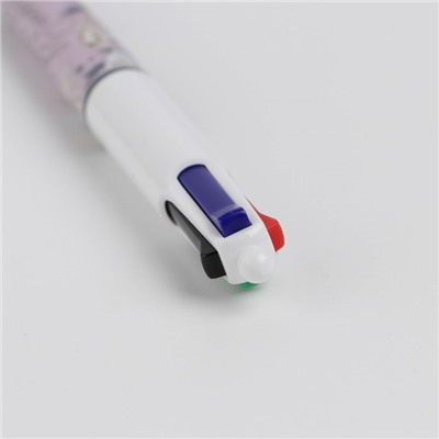 Многоцветная ручка «Нежная как цветок», 4 цвета