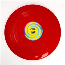 Летающая тарелка «Гигант» 30 см, цвет красный