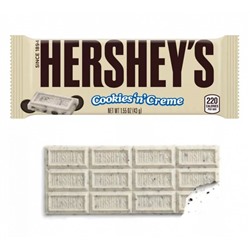 Белый шоколад с печеньем т.м. Hersheys (43 грамма) (США)  арт. 818825