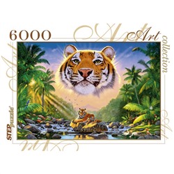 Steppuzzle  Пазлы  6000 85501 Величественный тигр