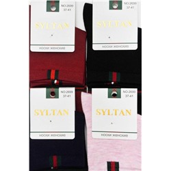 Носки женские хлопковые "Syltan" размер 37-41   [10пар]   арт. 487243