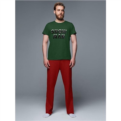 Комплект муж (брюки + футболка (фуфайка) Rori3 Sn зеленый