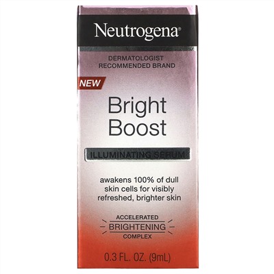 Neutrogena, Bright Boost, Illuminating Serum, 0.3 fl oz (9 ml)
