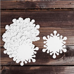 Основа для творчества - новогоднее украшение "Снежинка" набор 24 шт., размер 1 шт: 12×15 см