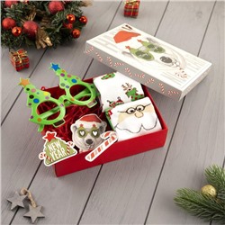 Подарочный набор KAFTAN "Merry Bright" носки р, 36-39 (23-25 см), очки