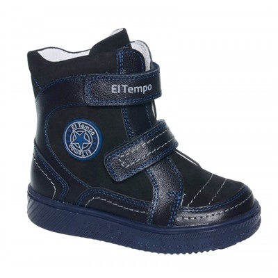 Ботинки El Tempo дерби для мальчика 30666-13 синий