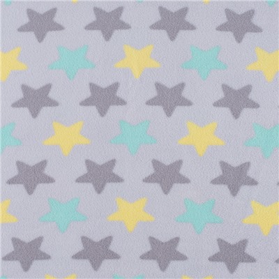 Ткань на отрез флис Звезды 40995/3 цвет салатовый