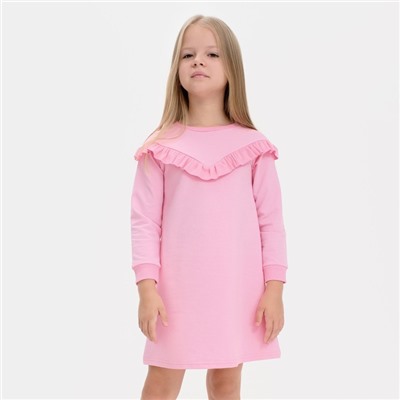 Платье для девочки KAFTAN "Basic line", размер 32 (110-116), цвет розовый