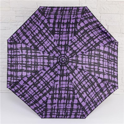 Зонт полуавтоматический «Сочный», 3 сложения, 8 спиц, R = 49 см, цвет МИКС