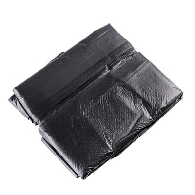 Мешки для мусора «Крепакоф», 20 л, с ручками, ПНД, 9 мкм, 41×54 см, 30 шт, цвет чёрный
