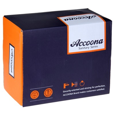 Смеситель для раковины Accoona A9203, однорычажный, с гигиенической лейкой, хром
