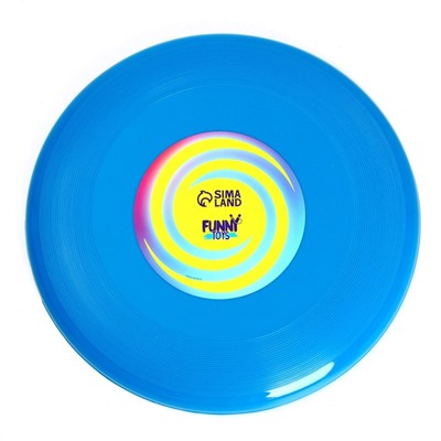 Летающая тарелка «Фрисби» 23 см, цвет синий