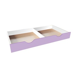 Ящик задвижной для детской кровати, 1588 × 716 × 194 мм, цвет белый / лиловый