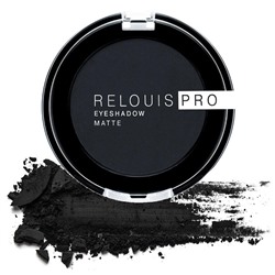 Relouis. Тени "Pro Eyeshadow Matte" тон 17 carbon (матовые)  В