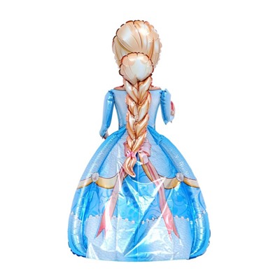 Шар фольгированный 30" «Девочка в голубом платье»