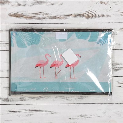 Короб для хранения с крышкой «Фламинго», 38×25×24 см