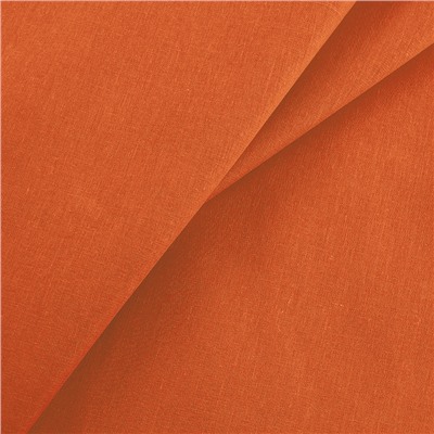 Ткань на отрез бязь гладкокрашеная 120 гр/м2 150 см цвет оранжевый