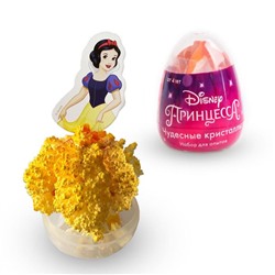 Яйцо-сюрприз "Вырасти кристалл", набор для опытов, Принцессы