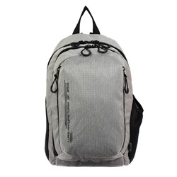 Рюкзак молодёжный, Luris «Тейди», 44 х 28 х 18 см, эргономичная спинка, светло-серый