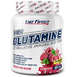 Аминокислота Глютамин Glutamine raspberry Be first 300 гр.