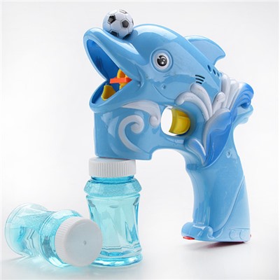 Светящиеся игрушка-мыльные пузыри "Дельфин с мячом" 9701
