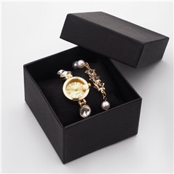 Подарочный набор 2 в 1 "Souda": наручные часы и браслет