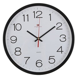 Часы настенные, серия: Классика, "Рубин", 30 см, черные