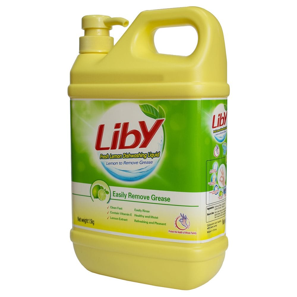 Средство для посуды производитель. Жидкость для мытья посуды Liby 1,5. Liby зеленый лимон. Моющее средство Либай. Liby средстово для мытья посуды, овощей и фруктов лимон 1,5 кг.