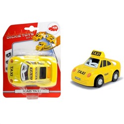 Dickie Toys  3341010 Машинка такси на бат., св., 12см, 12/96