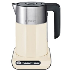 Чайник электрический Bosch TWK8617P, 2400 Вт, 1.5 л, бежевый