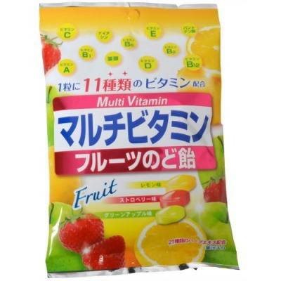 Леденцы SENJAKU фруктовые мультивитамины (лимон, клубника,яблоко),76 гр (Япония)   арт. 817481