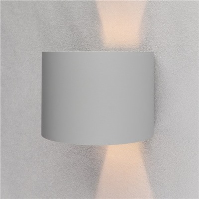 Светильник светодиодный настенный FSD-005, 6 Вт, 450 Лм, 3000К, IP54, 220 В, металл, серый