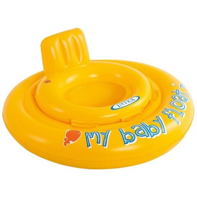 Круг надувной детский с сиденьем для плавания 70*70 см "My Baby Float" Intex 56585